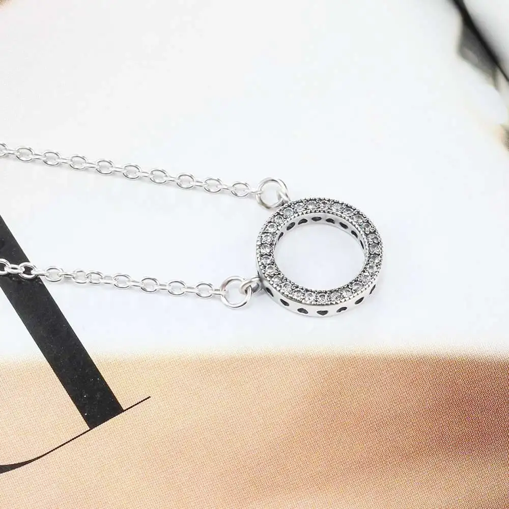 Цепочка с подвеской из серебра 925 пробы фианитом|gift necklace|gifts for ladiesgift gifts |