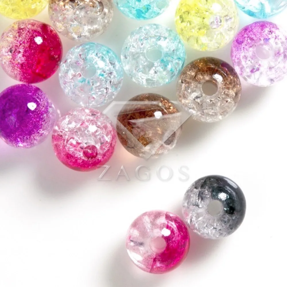 

30g Approx 50Pcs 8x8x8mm Acrylic Assorted Round Beads Jewelry DIY Making Findings Fit Bracelet Necklace AR0191