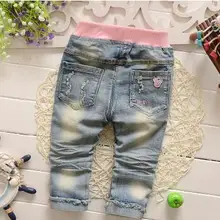 Новые весенние брюки, джинсы, штаны для малышей, эксклюзивный индивидуальный дизайн, модные длинные штаны для девочек