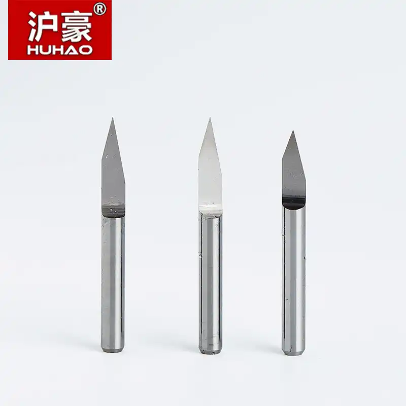 10pcs 3.175 0.1 mm 60 degree CNC Router Flat Bottom Engraving Bit Cutting Tool