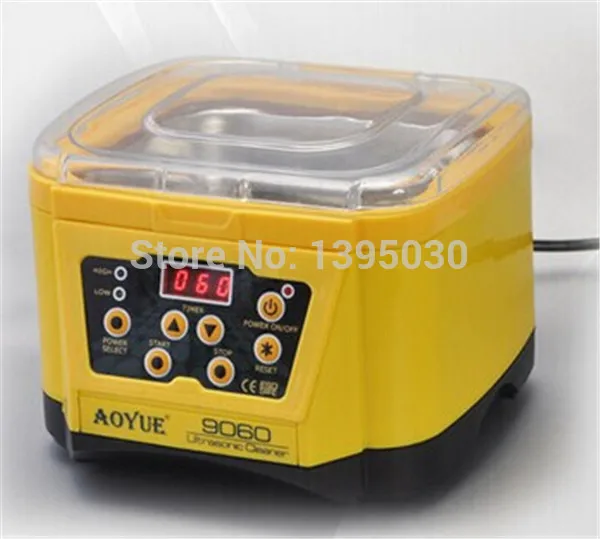 

1000ml Ultrasonic Cleaning Machine Jewelry Ornaments Component Cleaner for Home Appliance AOYUE 9060