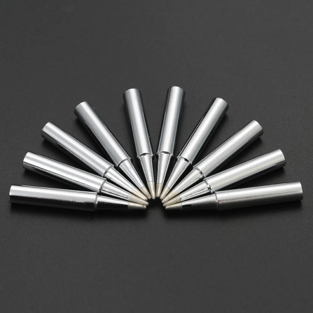 10PCS Soldering Iron Tips Replacement Solder Tip Lead-free Screwdriver Iron Tip for Hakko Soldering Rework Station Tool Kit