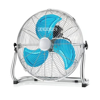 

FE-40 16inch Industrial Electric Fan Household 3 Gear Adjustment Floor Fan Aluminium Leaf Large Wind 1200rpm Stand Fan 220V