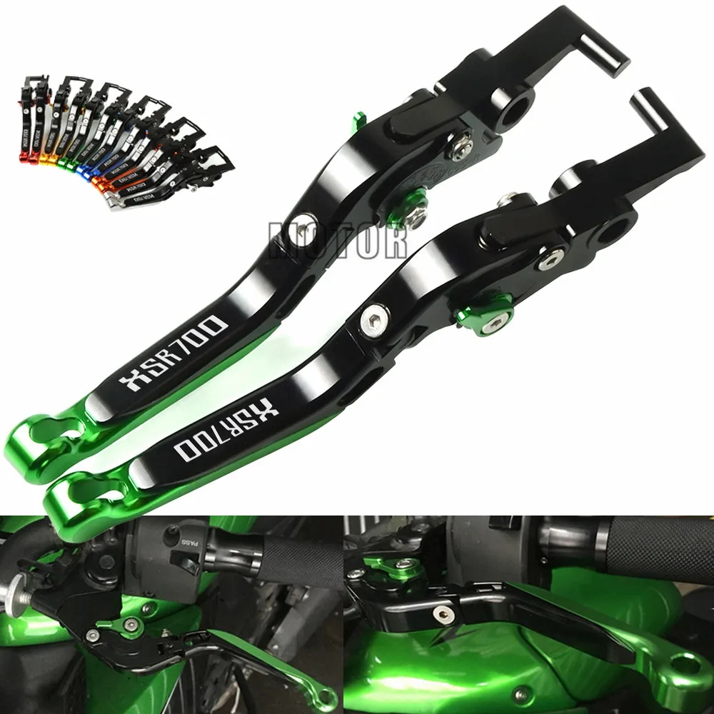 

For YAMAHA XSR 700 ABS XSR700 2016-2018 CNC Aluminum Motorbike Motorcycle Part Folding Extendable Adjustable Brake Clutch Levers