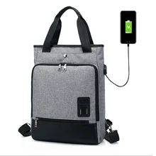 Laptop Backpack,Dual-Use Style Travel Business Bag with USB Charging Port, Casual Daypack,Outdoor Rucksack Multifunction Handbag