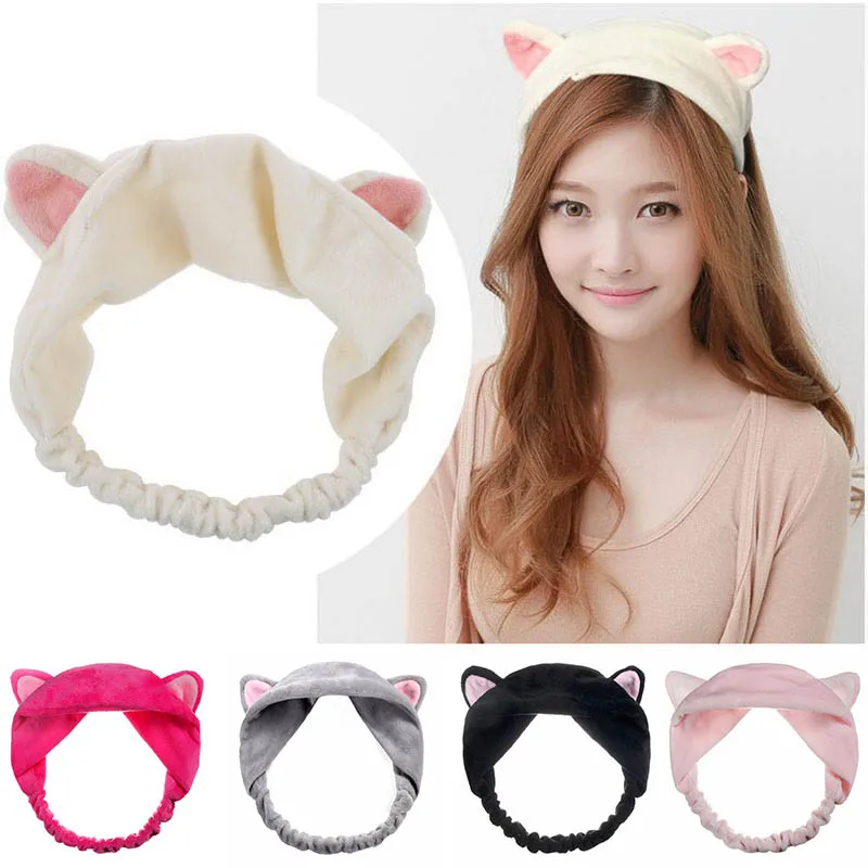 

Girl Cat Ear Hairbands Headbands Party Headdress Hair Makeup Tools Headwear Ornament Trinket Hair Accessories For Women