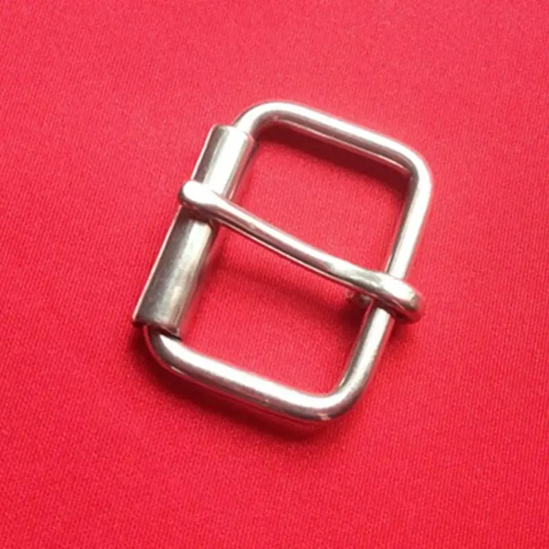 Stainless Steel Buckle For Belt Garment Bag Pin Buckle With Roller