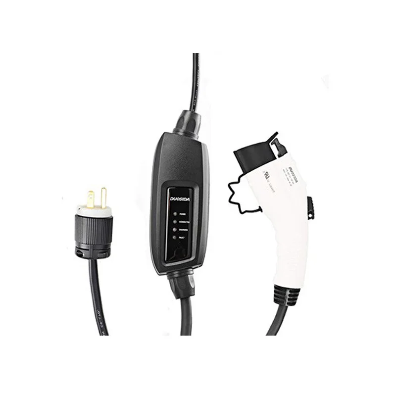 SAE J1772 ev дома зарядное устройство 16A с NEMA6 20 для нас автомобили Dostar тип 1