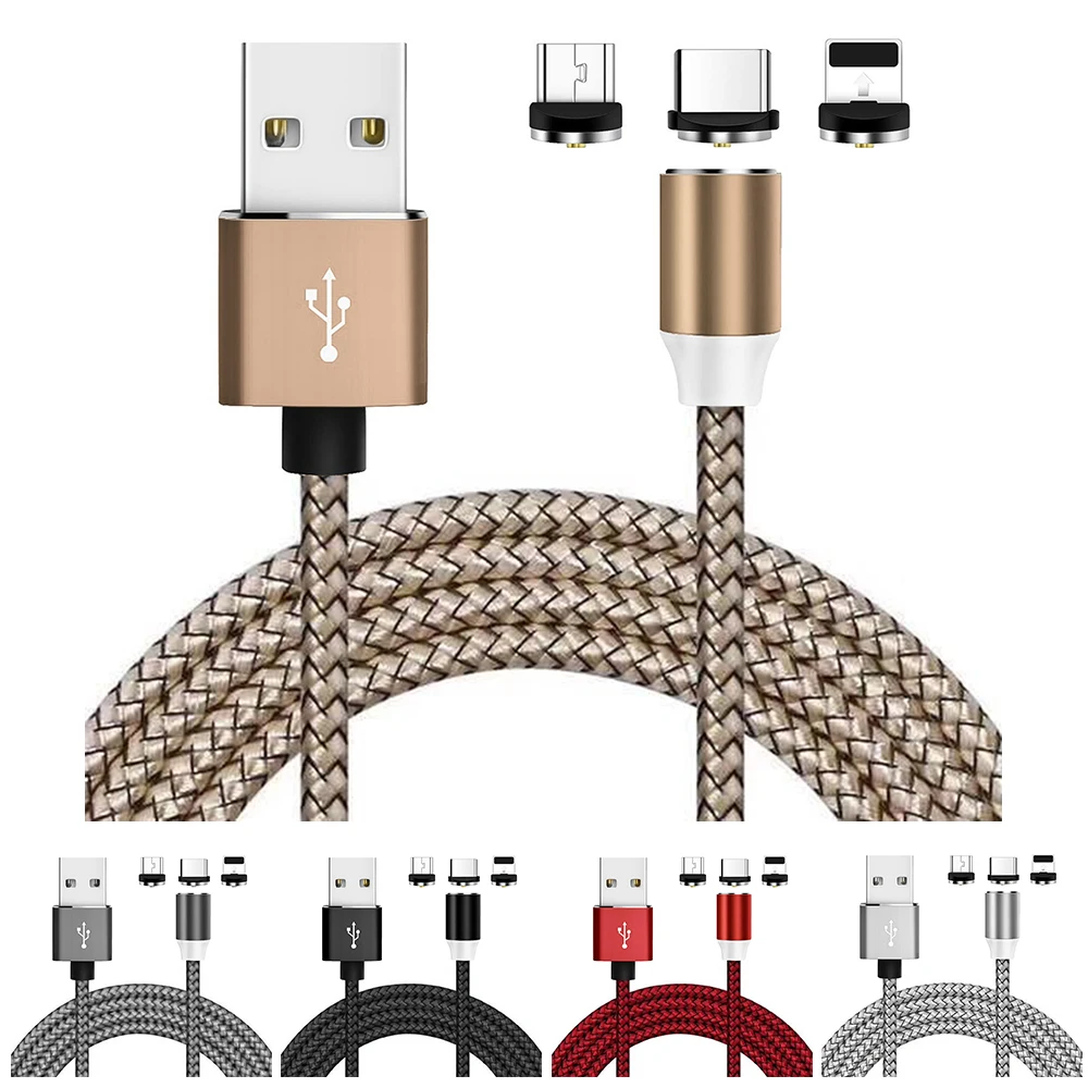 Магнитный кабель Micro usb type C адаптер для быстрой зарядки телефона Micro usb C type-C магнитное зарядное устройство usb c для iphone samsung xiaomi