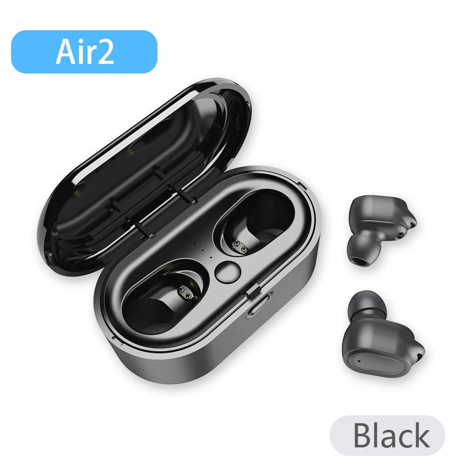 Air2 Беспроводная bluetooth-гарнитура, сенсорные наушники с отпечатком пальца, 6D, стерео, с шумоподавлением, игровые гарнитуры для смартфонов Xiaomi, новинка - Цвет: Air2