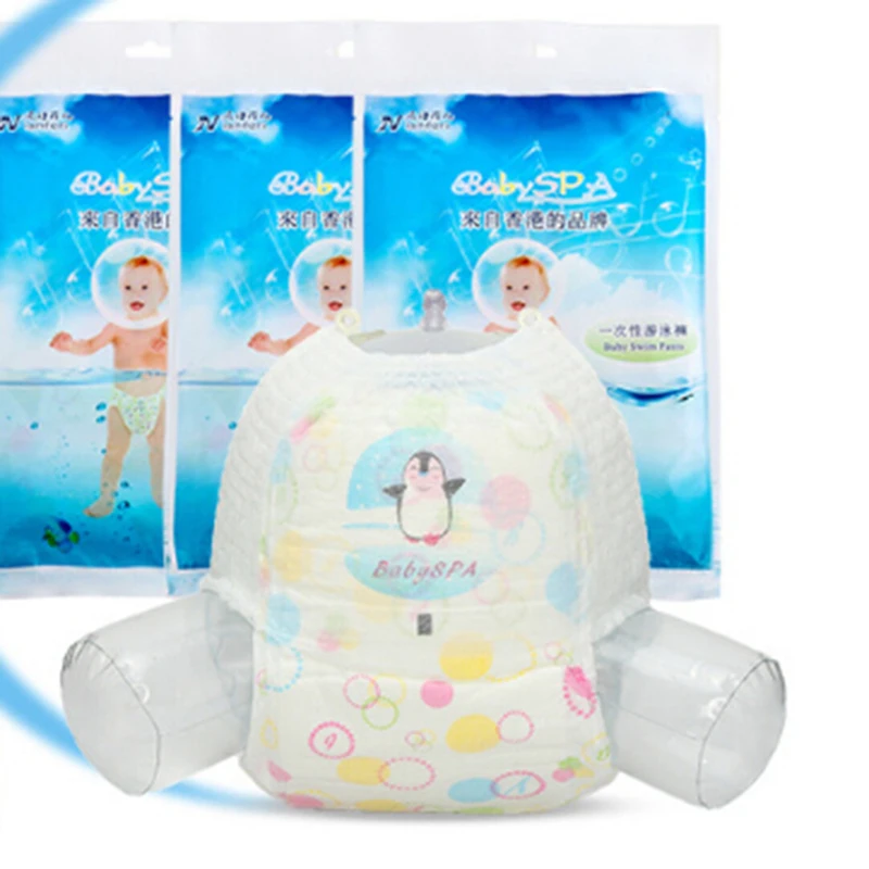 Hot Sale Good Individually packaged baby disposable swim trunks baby waterproof diapers Infant swimming diapers