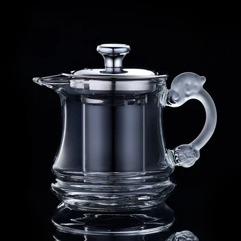 

350ml Creative Glass Filter Teapot Chinese Kung Fu Tea Set Drinkware / Flower Tea Pot Juice Coffee Milk Kettle Decoration Crafts
