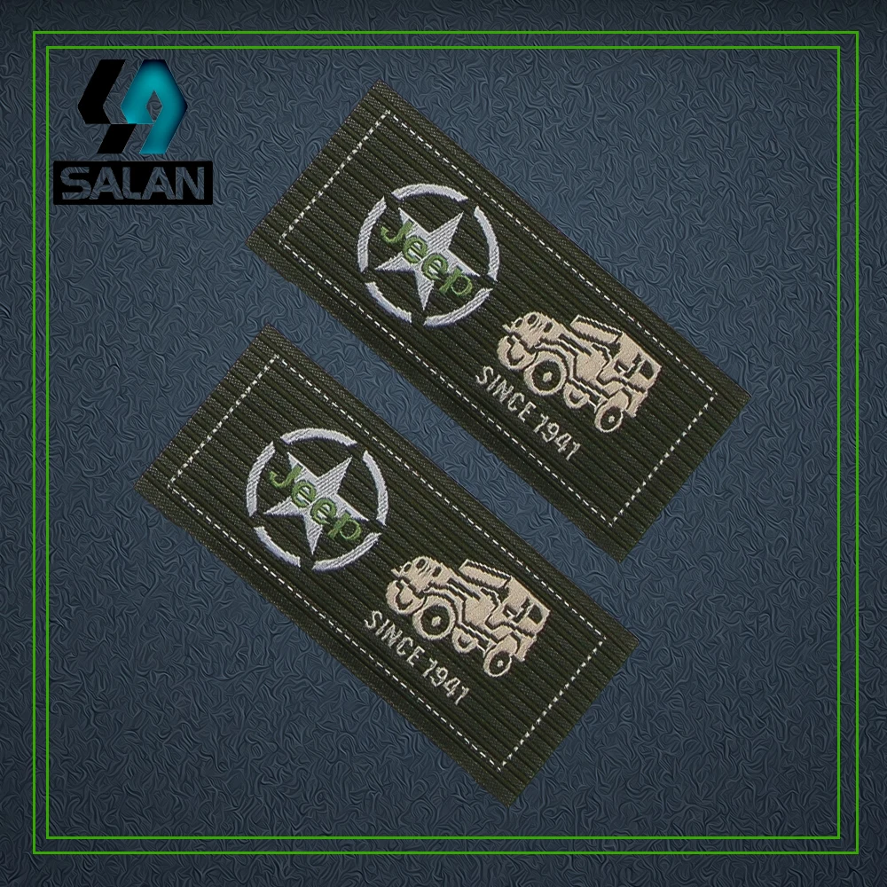 Customized High density garment shirt jacket shoe woven labels logo