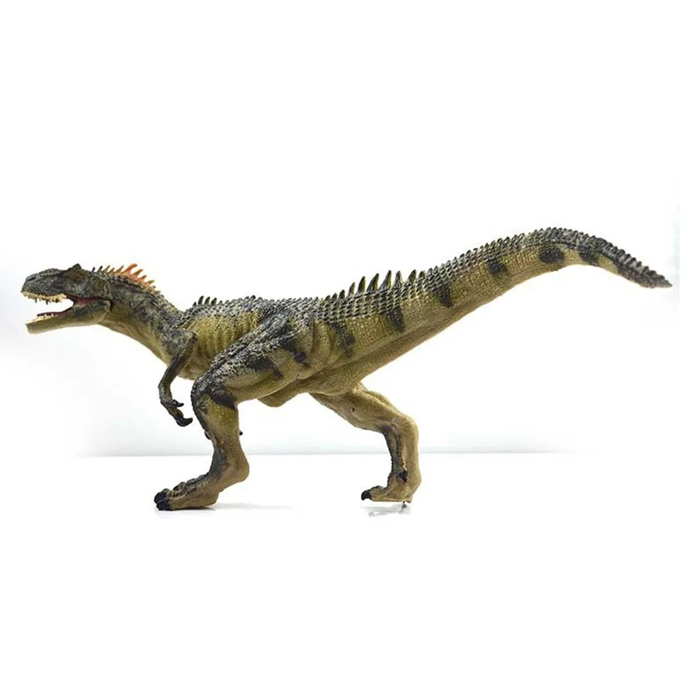 Динозавры Allosaurus фигурка достаринная модель игрушки коллекционный Декор Желтый