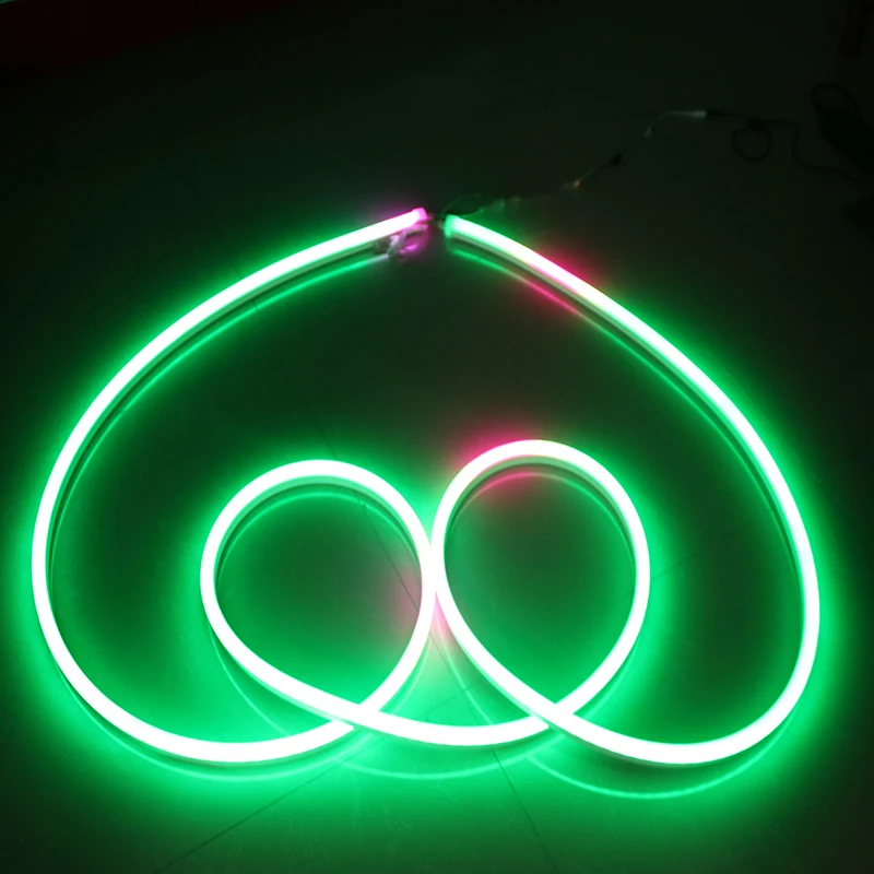 

WS2811 Neon Flex 14*25mm DC12V DC24V Programmable LED Neon Rope Creative Indoor Outdoor Decoration Lighting