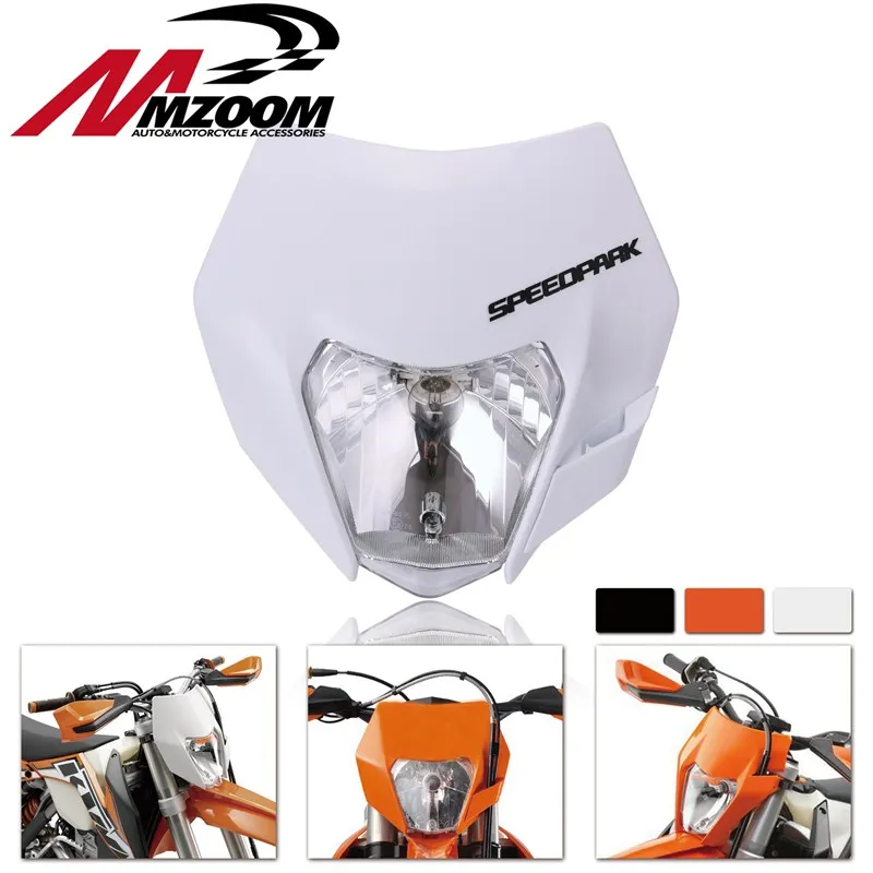 Universal Headlight Headlamp Lights Fairing For KTM Dirt Pit Bike