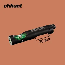 Ohhunt Охота Пузырьковый уровень для 11 мм ласточкин хвост или 20 мм Weaver база "Пикатинни" прицел крепления аксессуары для. 22 Airgun