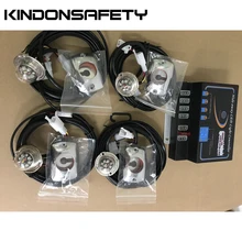 24 Вт желтый светодиодный свет hidehide с 4 шт фонарями, наборы стробоскопов, красный/синий/янтарный/зеленый/белый, двойной вольт 12-2в постоянного тока