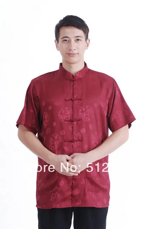 Shanghai Story satin shirt chinese traditional clothing chinese clothing man tang suit shirt for men