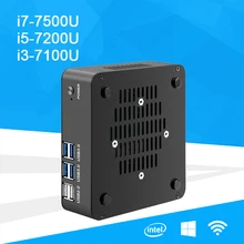 Mini PC Desktop Windows 10 Intel Core i7 7500U i5 7200U i3 7100U Intel HD Graphics 620 HDMI VGA 4K WiFi Small Computer NUC