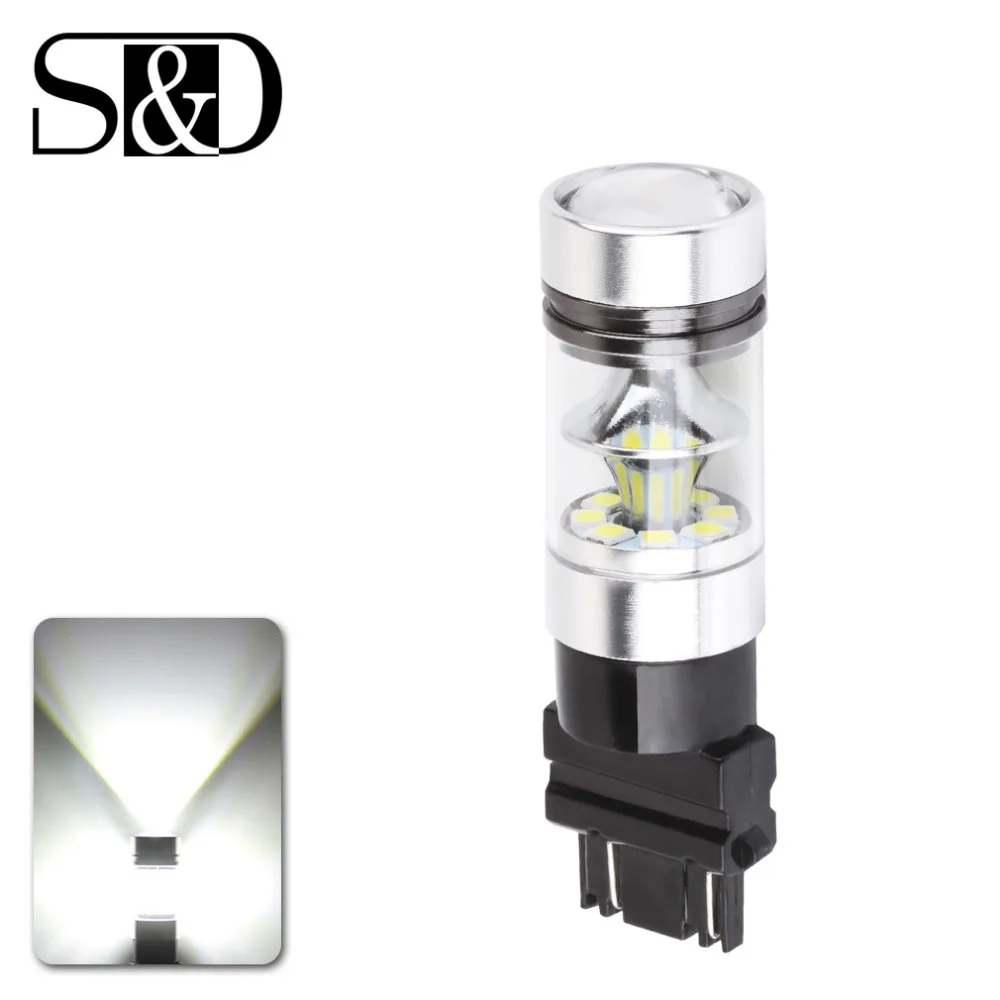 3157 3156 3030 20SMD P27/7 Вт светодиодный лампы автомобиля фар дальнего света DRL сигнала