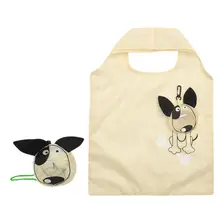 Мультяшная Складная складная сумка для покупок, кошек, собак, для разделывания свиньи, утки, с рисунком, многоразовая переносная сумка для хранения, Экологичная сумка для хранения продуктов