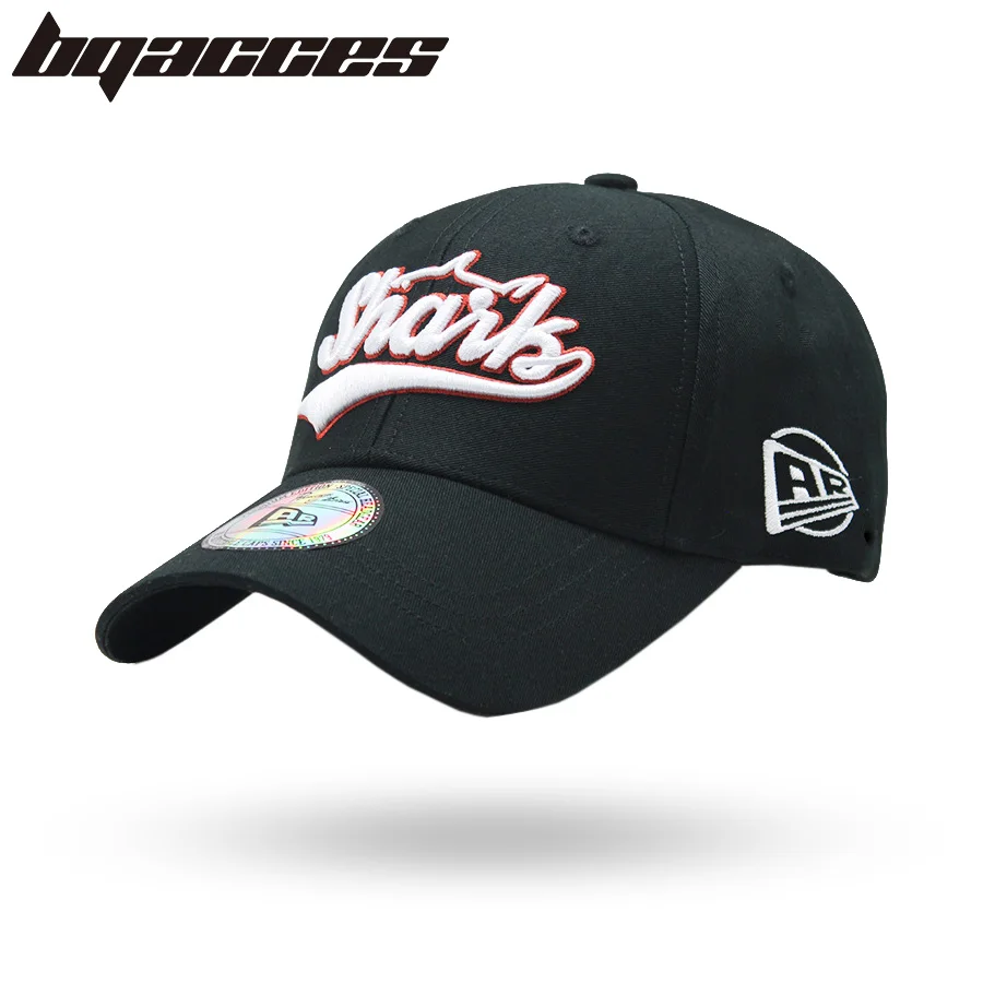 

[BQACCES] Embroidery Letter Baseball Cap Unisex Bone Spring Summer Cap Twill 100% Cotton Strapback Outdoor Sun Hat Adjustable