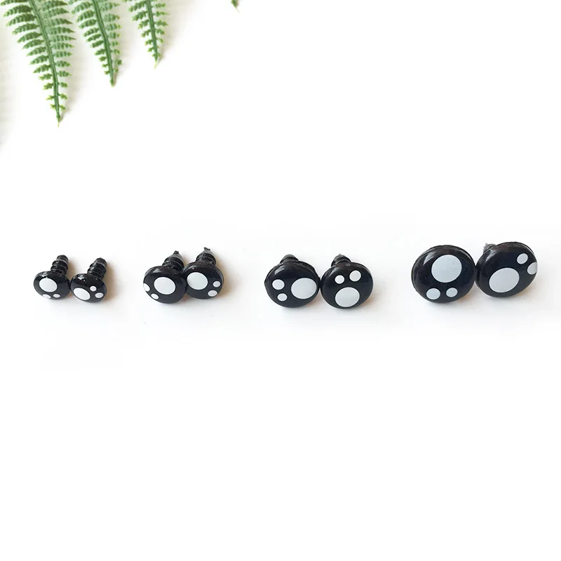 100pcs 8mm 10mm 12mm 14mm Doll Eyes Cartoon Safety Eyes for Teddy Bear Stuffed Toys for Plush Doll Amigurumi Accessories Toys 6