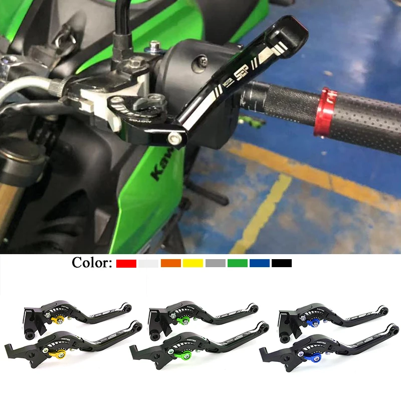

For Kawasaki Z125 Motorcycle Accessories CNC Aluminum Alloy Adjustable Folding Extendable Moto Brake Clutch Levers 2017 2018