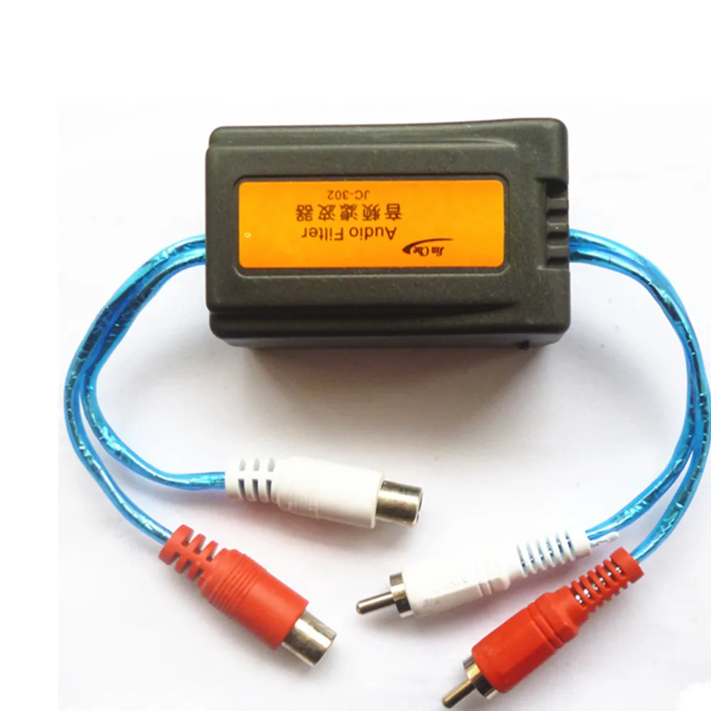 Car Audio Amplifier Audio Noise Filter Ground Loop Isolator Suppressor
