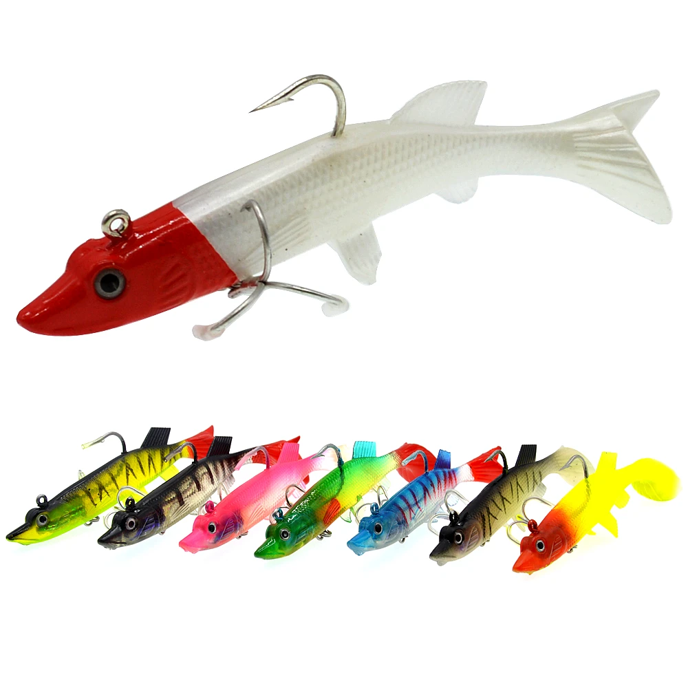 

WLDSLURE 1Pc 27g/12cm Soft Lead Fish Sea Fishing Lures Soft Bait Artificial Bait Jig Wobblers Rubber Silicon Bass Lure