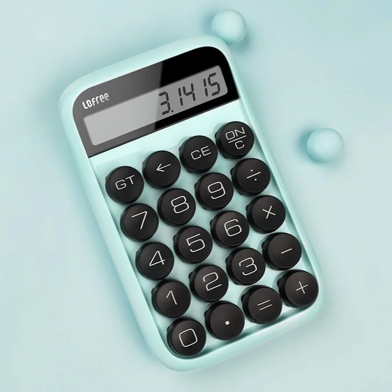 جديد Xiaomi Mijia Lofree حاسبة انفصال الكمبيوتر غرار Keycap شاشة الكريستال السائل ذكي الاغلاق وظيفة طالب حساب أداة