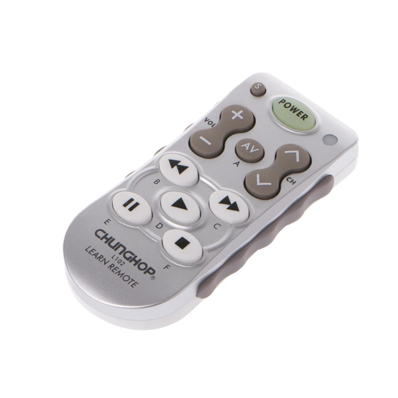 

Wholesale dropshipping L102 Universal Learning Function Remote Control For TV SAT DVD CBL CD DVB-T Audio F42D