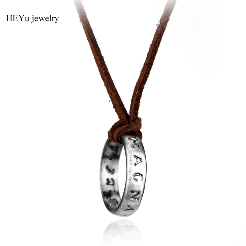 Wholesale Leather necklace PS4 game Uncharted 4 A Thief's End Nathan Drake necklaces Cord Chain Long Necklace jewelry | Украшения и