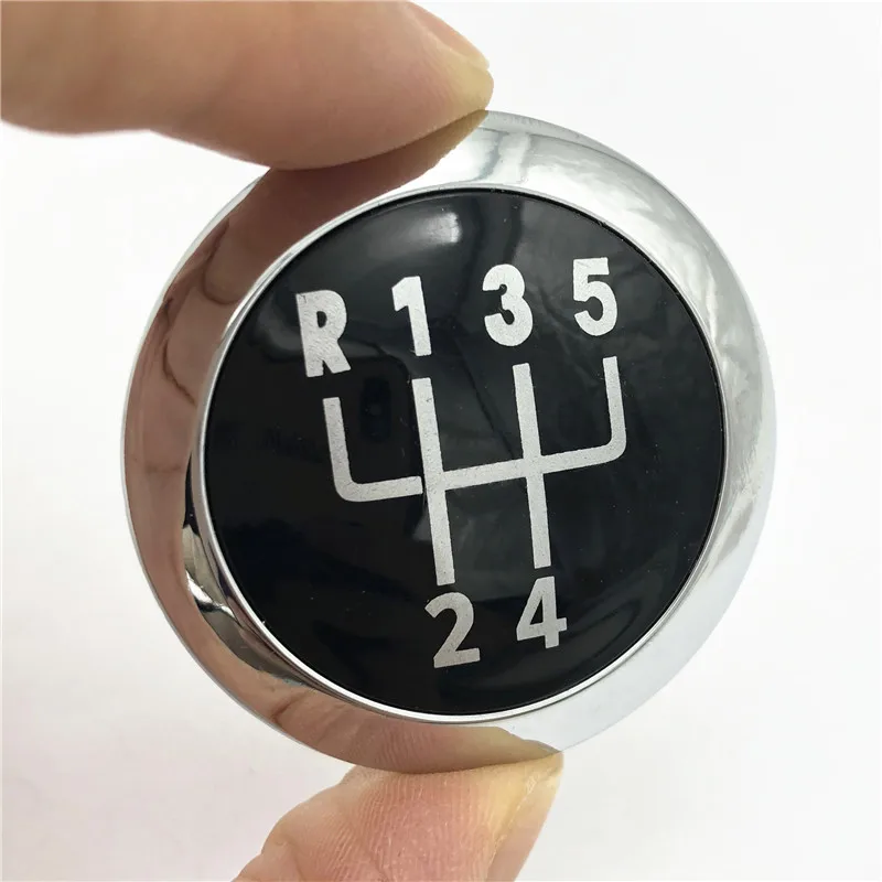 5 Speed 5/6 Скорость MT ручка переключения передач Кепка с эмблемой чехол для Volkswagen VW Passat B6 2005-2011 аксессуары для стайлинга автомобилей - Название цвета: 5 Speed