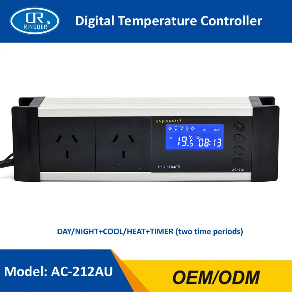 AC-212 DIGITAL REPTILE TEMPERATURE THERMOSTAT 3