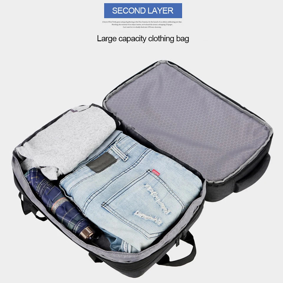 Anti Theft Backpack 17 Inch Laptop Men Bagpack Travel Waterproof Large Capacity Back Pack Women Mal