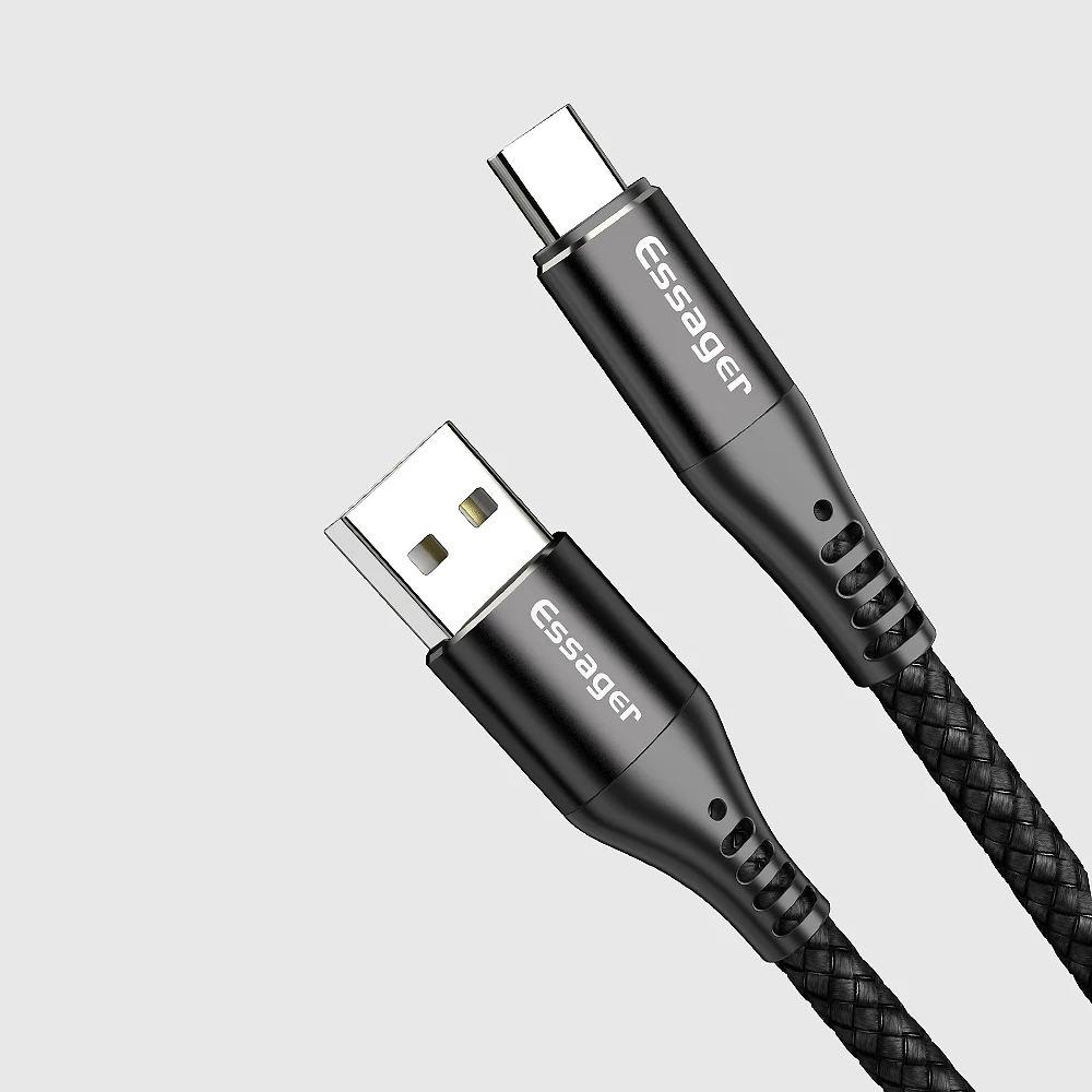 Essager 5A usb type-C кабель SCP Supercharge для huawei Mate20 Pro P20 Quick Charge 4,0 3,0 USB C кабель Android зарядное устройство Шнур для передачи данных