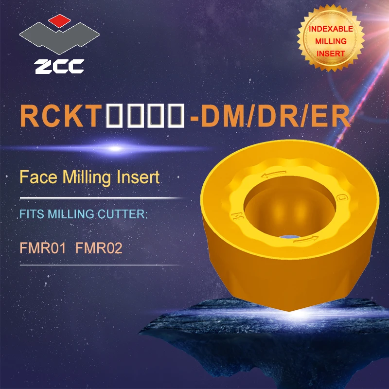 ZCC.CT Токарные Вставки RCKT для индексируемого профильного фрезерного инструмента