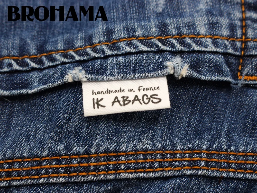 

Custom sewing labels / logo, fabric labels, clothing labels, high quality printing (MD046)
