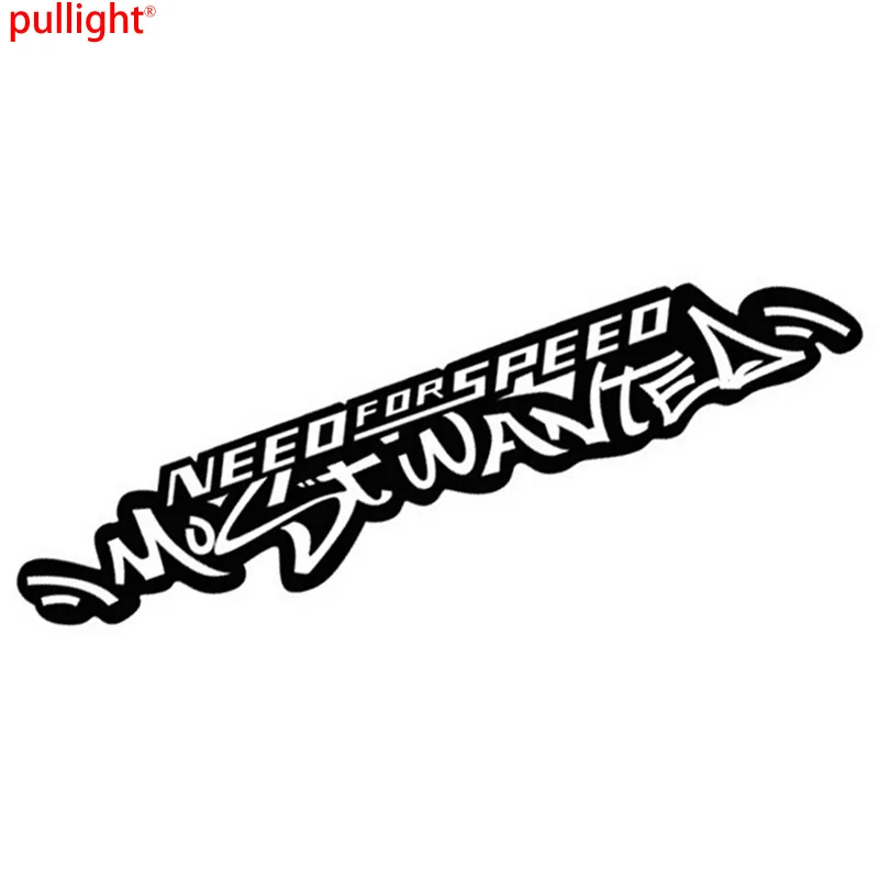 1PCS NEED FOR SPEED English Scratch Car Stickers Reflective Car Cover Letter