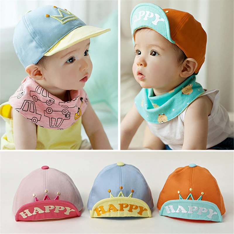 BKorean Baby Mädchen Jungen Sommer Frühling Herbst Mütze Hut Warmer
