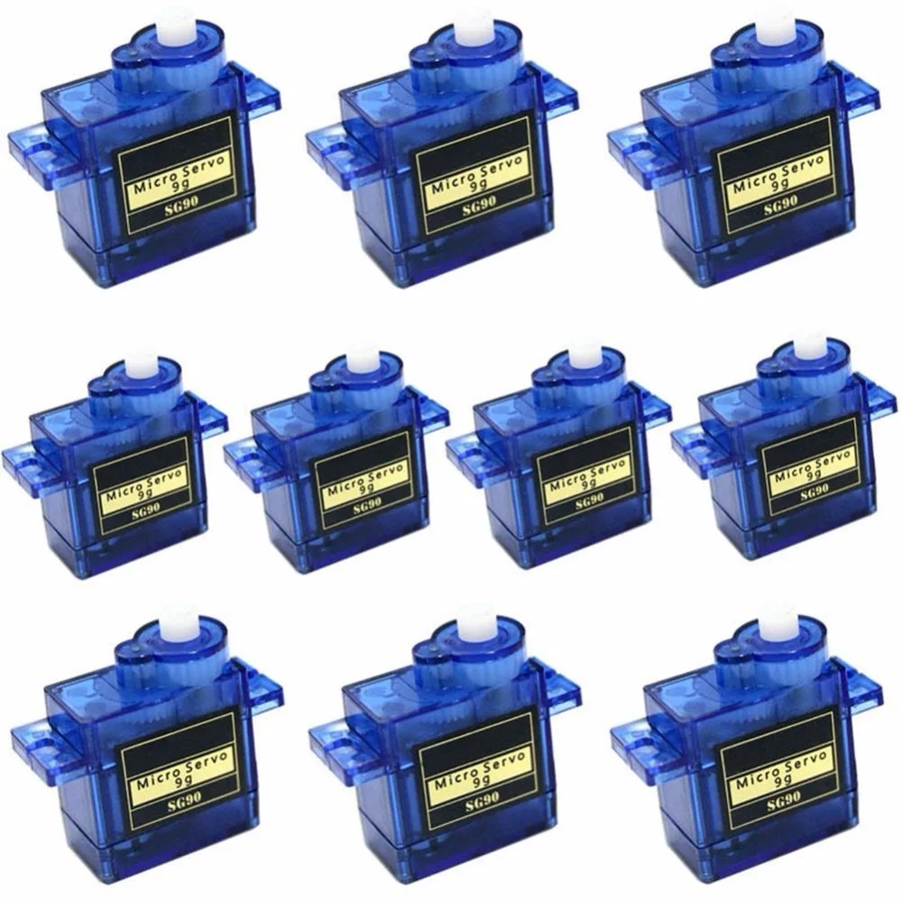 10 x SG90 9g Mini Micro Servo for RC for RC 250 trex 450 Helicopter Airplane