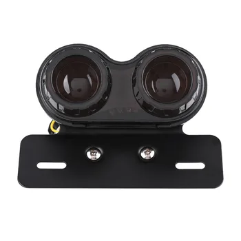 

Motorcycle LED Tail Lamp Brake Indicator Turn Signal Light for Custom Cafe Racer Red Light waterproof shockproof and durable