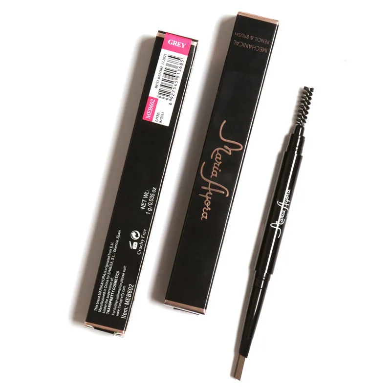 

Women Double Headed Rotary Automatic Eyebrow Waterproof Long Lasting Eyebrow Pencil Makeup Cosmetic Pen with Brush