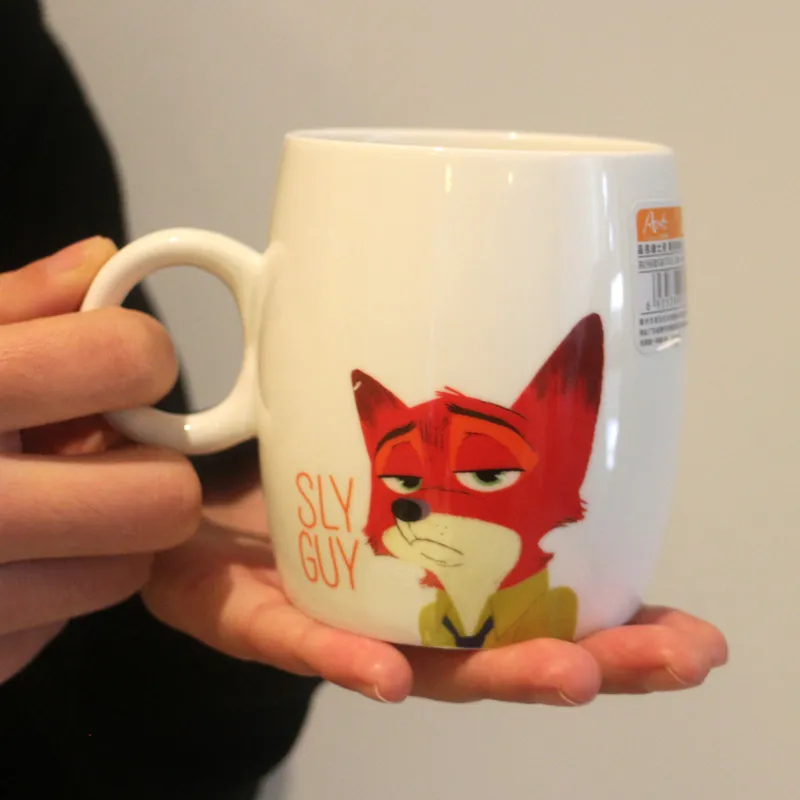 

Cute Animal Rabbit Judy Nick Fox Ceramic Porcelain Creative Mug Cup Gift