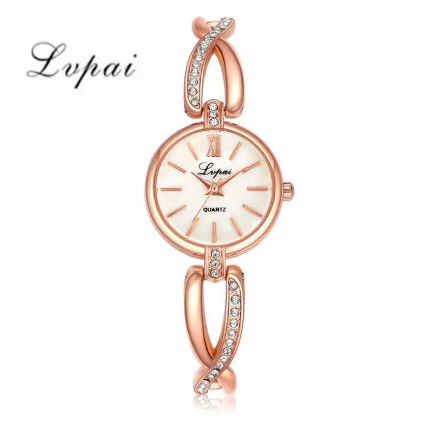 

New Women's watches Stainless Steel Quartz wristwatch Unisex rhinestone bracelet clock women ladies dress watch Reloj Mujer N40