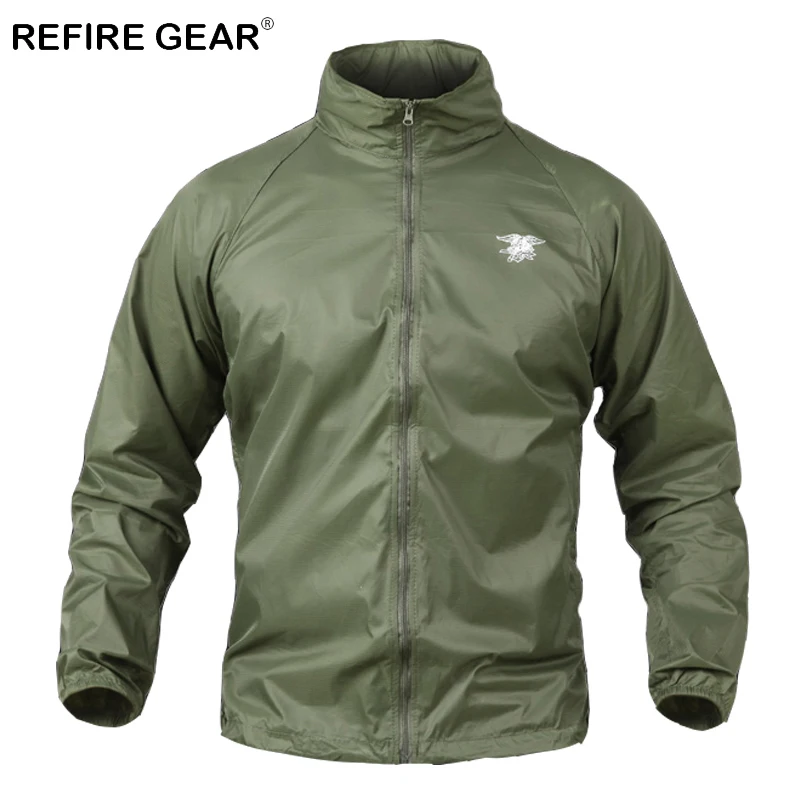 Куртка ReFire Gear Мужская камуфляжная тактическая тонкая Водонепроницаемая