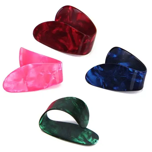 

4 Pieces Celluloid Guitar Thumb Picks