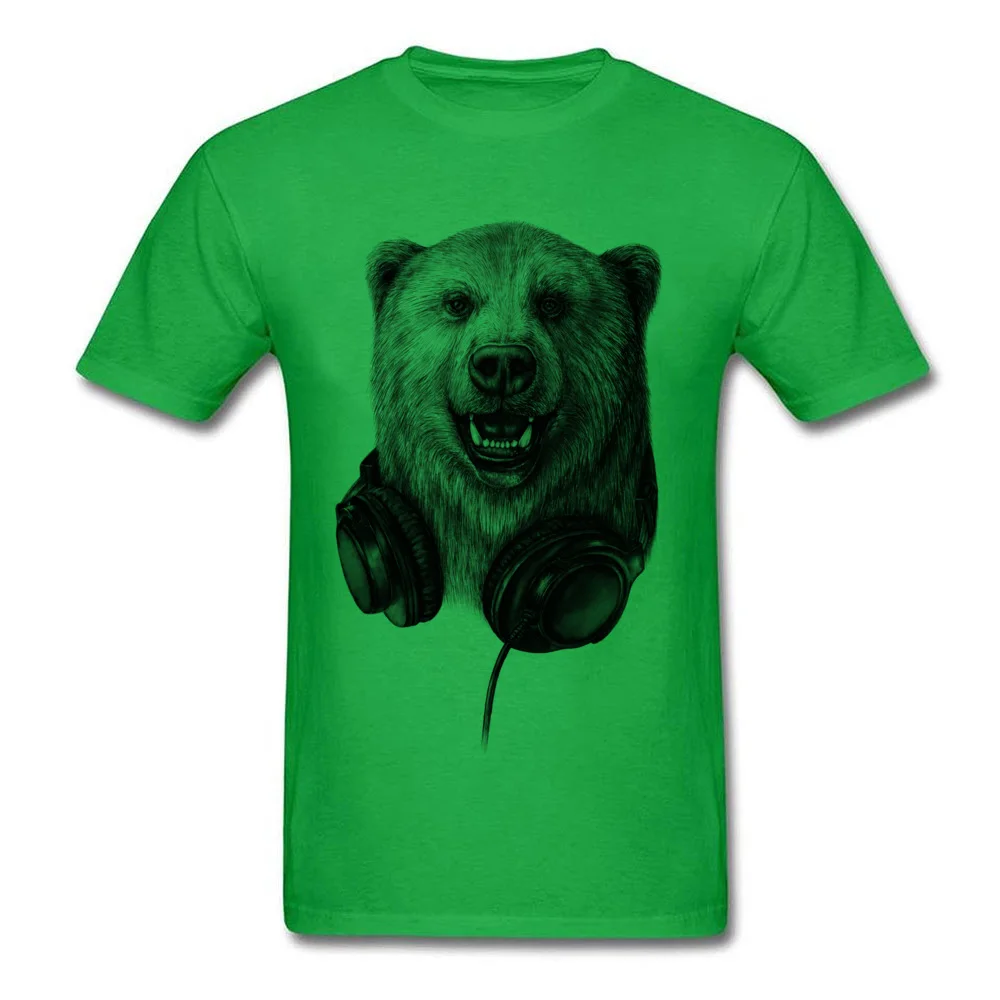 Music Headset North Bear_green